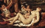 POUSSIN, Nicolas The Nurture of Bacchus (detail) af Norge oil painting reproduction